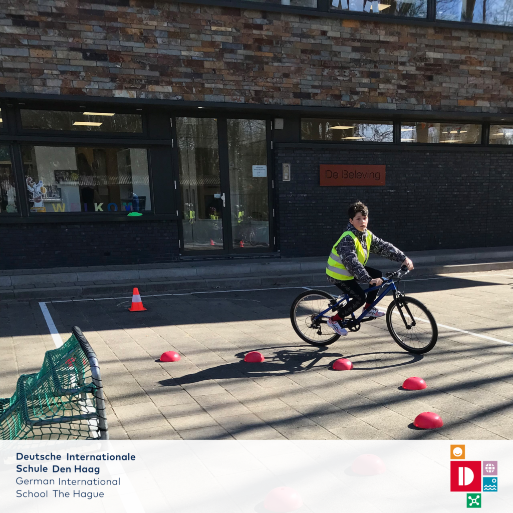 Fietsexamen in der 4. Klasse